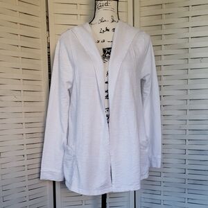 Fresh Produce Lotus White Open Front Cardigan New Size XS